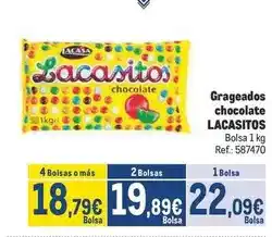 Makro Lacasitos - grageados chocolate oferta