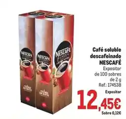 Makro Nescafé - café soluble descafeinado oferta