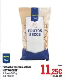 Makro Chef select - pistacho tostado salado oferta