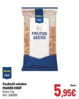 Makro Chef select - cocktail salados oferta