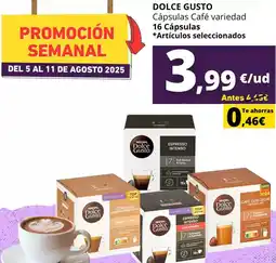 Tu Trébol Hipermercados Dolce gusto - capsulas cafe variedad 16 capsulas oferta