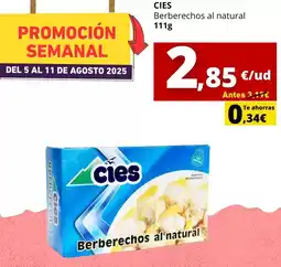 Tu Trébol Hipermercados Cies - berberechos al natural oferta