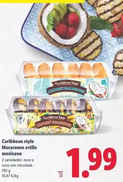 Lidl Caribbean style - macarons estilo mexicano oferta