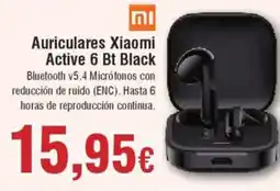 Hiper FROIZ XIAOMI Auriculares Active 6 Bt Black oferta