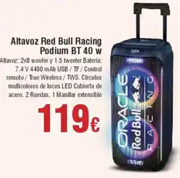 Hiper FROIZ Altavoz Red Bull Racing Podium BT 40 w oferta