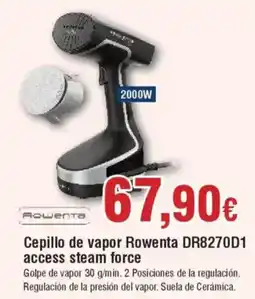 Hiper FROIZ ROWENTA Cepillo de vapor DR8270D1 access steam force oferta