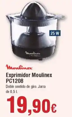 Hiper FROIZ MOULINEX Exprimidor PC1208 oferta