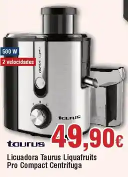 Hiper FROIZ TAURUS Licuadora Liquafruits Pro Compact Centrífuga oferta