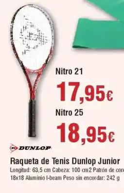Hiper FROIZ DUNLOP Raqueta de Tenis Junior oferta