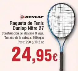 Hiper FROIZ DUNLOP Raqueta de Tenis Nitro 27 oferta