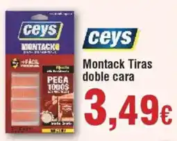 Hiper FROIZ CEYS Montack Tiras doble cara oferta