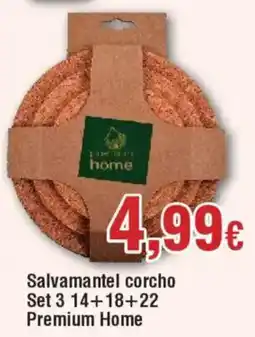 Hiper FROIZ Salvamantel corcho Set 3 14+18+22 Premium Home oferta