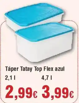 Hiper FROIZ TATAY Táper Top Flex azul oferta