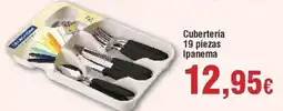 Hiper FROIZ Cubertería 19 piezas Ipanema oferta