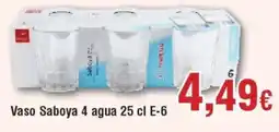 Hiper FROIZ Vaso Saboya 4 agua E-6 oferta