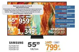E.Leclerc SAMSUNG Tq75qn70f tq65qn70f tq55qn70f oferta