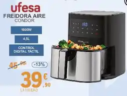 E.Leclerc UFESA Freidora aire condor oferta