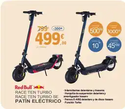 E.Leclerc RED BULL Race ten turbo race ten turbo se patín eléctrico oferta