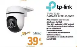 E.Leclerc TP-LINK Tapo tc40 cámara inteligente oferta