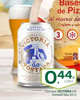 Supermercados Dani VICTORIA 0,0 Cerveza tostada oferta