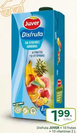 Supermercados Dani JUVER Disfruta + 10 frutas + 10 vitaminas oferta