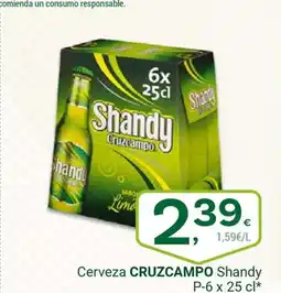 Supermercados Dani CRUZCAMPO Cerveza Shandy oferta