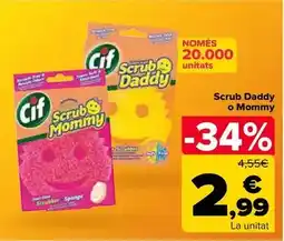 Carrefour Scrub daddy o mommy oferta