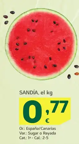 HiperDino Sandía oferta