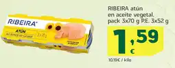 HiperDino RIBEIRA atún en aceite vegetal oferta