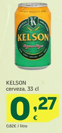 HiperDino KELSON cerveza oferta
