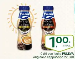 Supermercados Dani PULEVA Café con leche original o cappuccino oferta