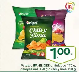 Supermercados Dani IFA-ELIGES Patatas onduladas campesinas o chili y lima oferta
