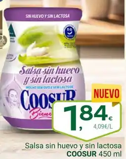 Supermercados Dani COOSUR Salsa sin huevo y sin lactosa oferta