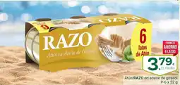 Supermercados Dani RAZO Atún en aceite de girasol oferta