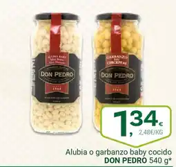 Supermercados Dani DON PEDRO Alubia o garbanzo baby cocido oferta