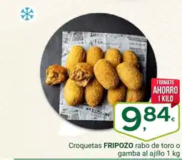 Supermercados Dani FRIPOZO Croqueta rabo de toro o gamba al ajillo oferta