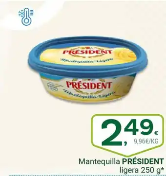 Supermercados Dani PRÉSIDENT Mantequilla ligera oferta