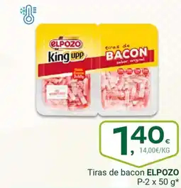 Supermercados Dani ELPOZO Tiras de bacon oferta