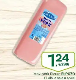 Supermercados Dani ELPOZO Maxi york Ricura oferta