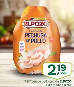 Supermercados Dani ELPOZO Pechuga de pollo cocida oferta