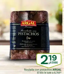 Supermercados Dani ARGAL Roulada con pistachos oferta