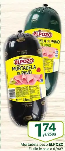 Supermercados Dani ELPOZO Mortadela pavo oferta