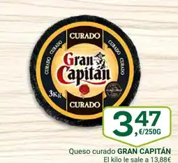 Supermercados Dani GRAN CAPITÁN Queso curado oferta