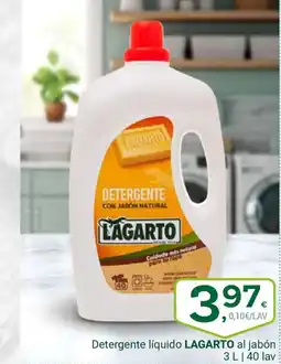 Supermercados Dani LAGARTO Detergente líquido al jabón oferta
