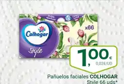 Supermercados Dani COLHOGAR Pañuelos faciales Style 66 uds oferta