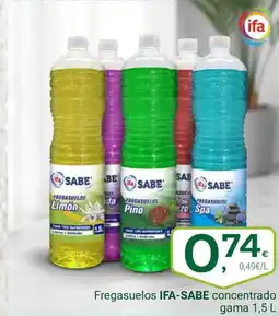 Supermercados Dani IFA-SABE Fregasuelos concentrado gama oferta