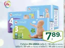 Supermercados Dani IFA-UNNIA Pañales talla oferta