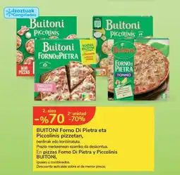 Carrefour Express BUITONI Forno Di Pietra eta Piccolinis pizzetan, oferta