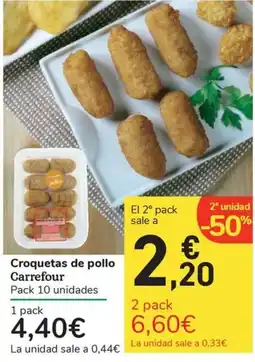 Carrefour Express Croquetas de pollo Carrefour oferta