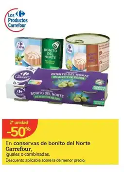 Carrefour Express En conservas de bonito del Norte Carrefour, oferta